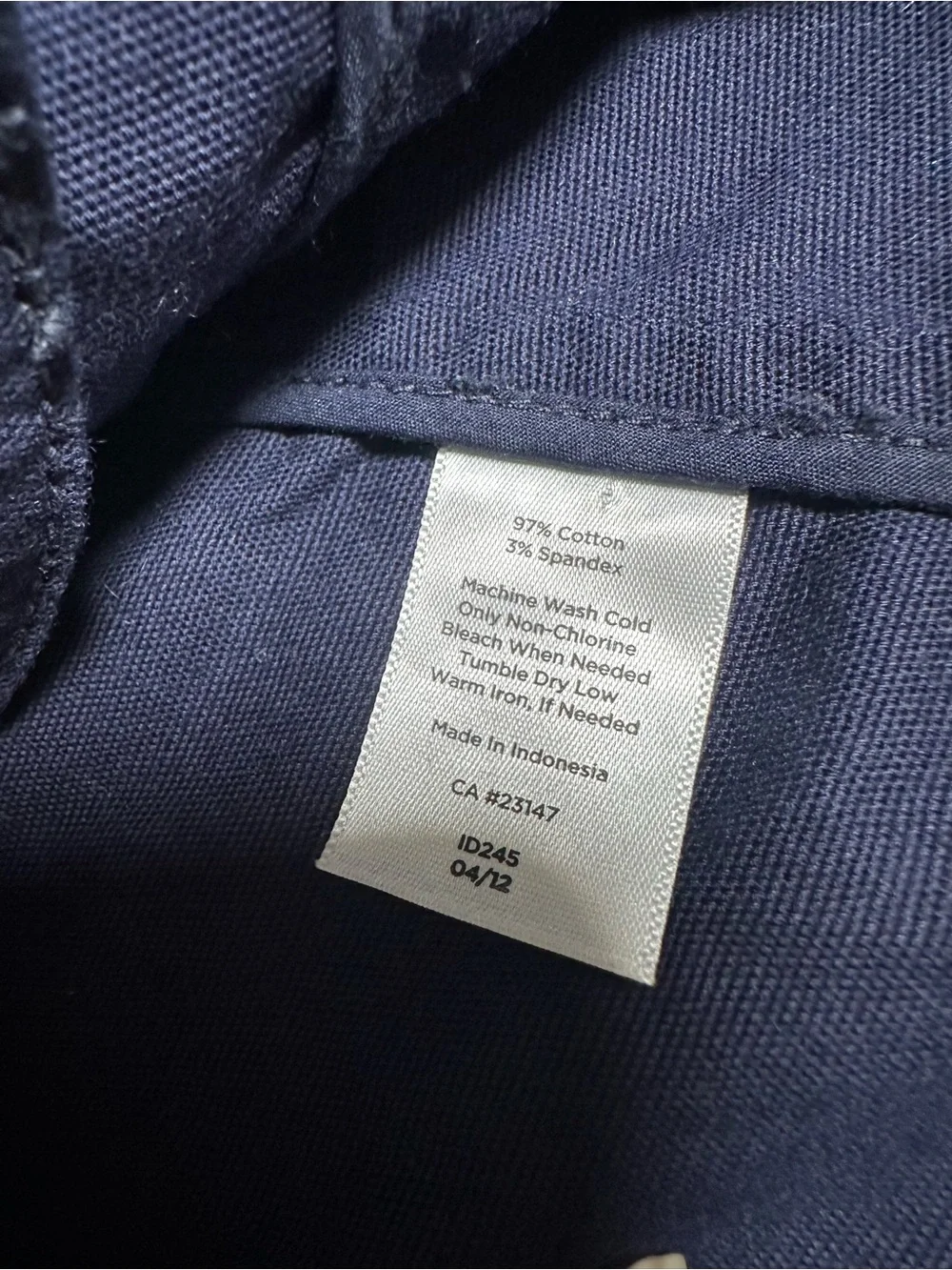 Talbots Petites Navy Blue Utility Jacket - Gold Button Detail - Size 14P